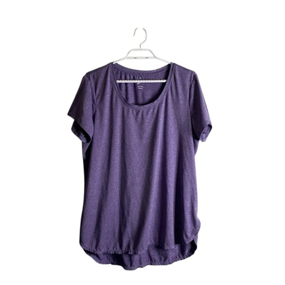 Head Women's Vibrant Purple Athletic Wear Short Sleeve Tee